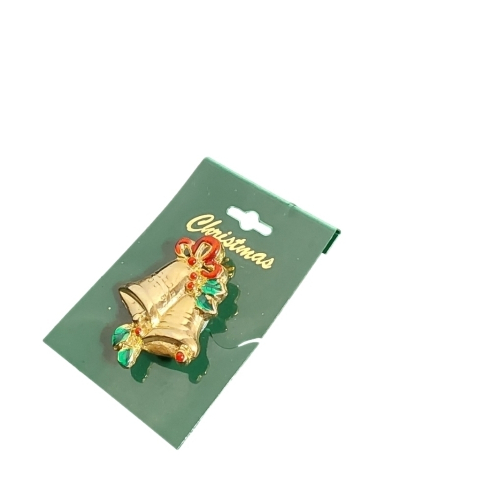 CHRISTMAS BELL BROOCH - Picture 3 of 4
